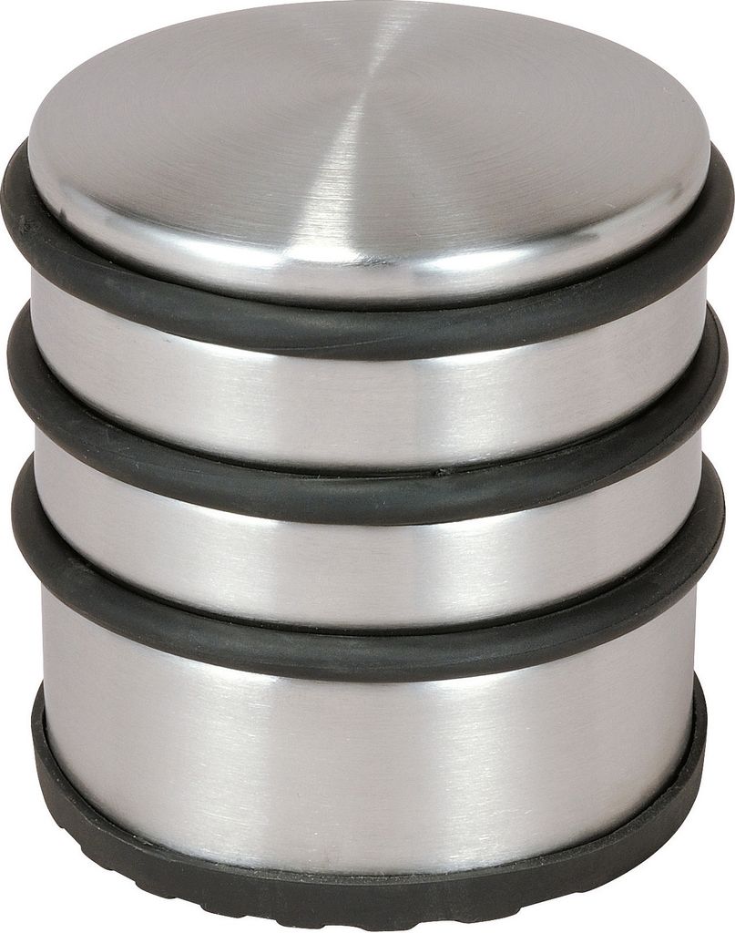Butoir de porte dia.7cm de haut, acier inoxydable Image du produit 