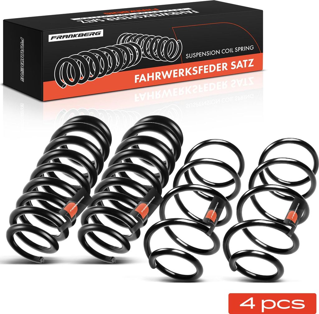 Frankberg 4x Fahrwerksfeder Vorne Hinten für BMW X1 E84 2009-2015