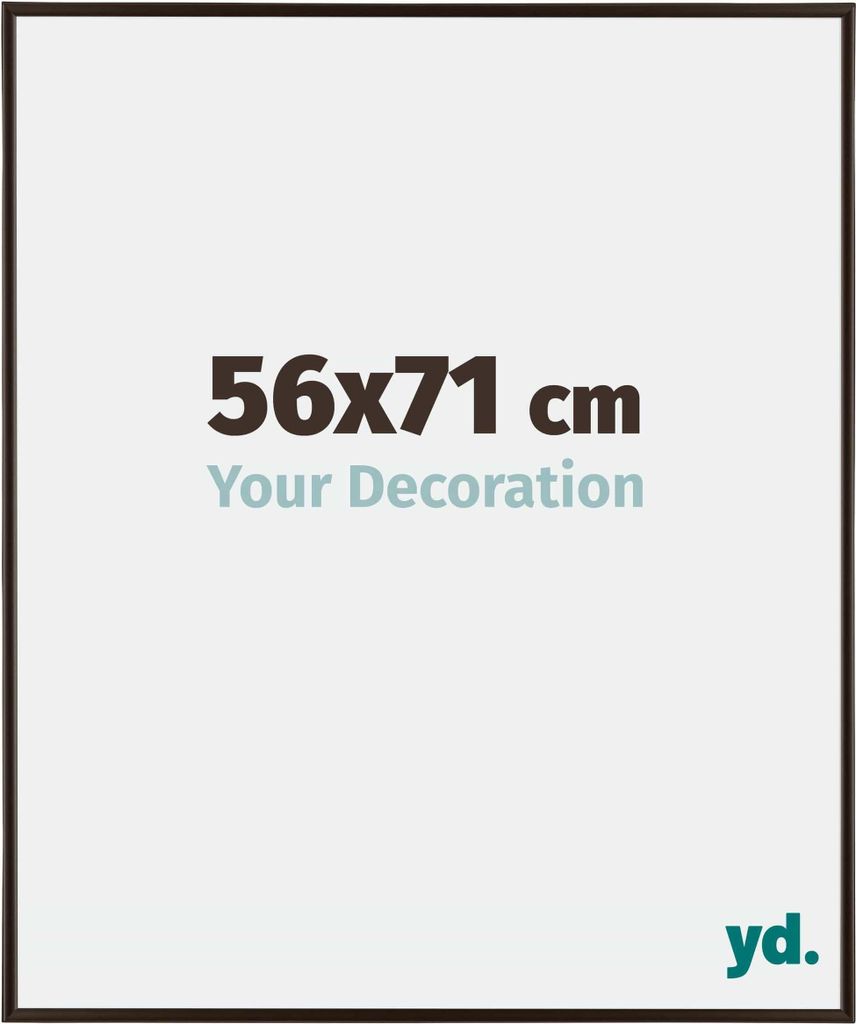 A product image with text overlay indicating size and a placeholder for decoration.