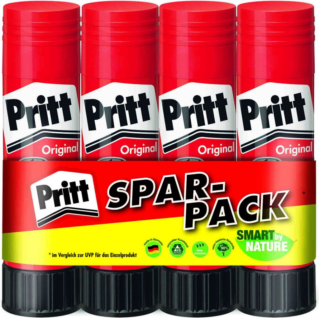 Pritt Klebestift Multipack 4 ST x 22g , 9H PK6MP Produktbild 