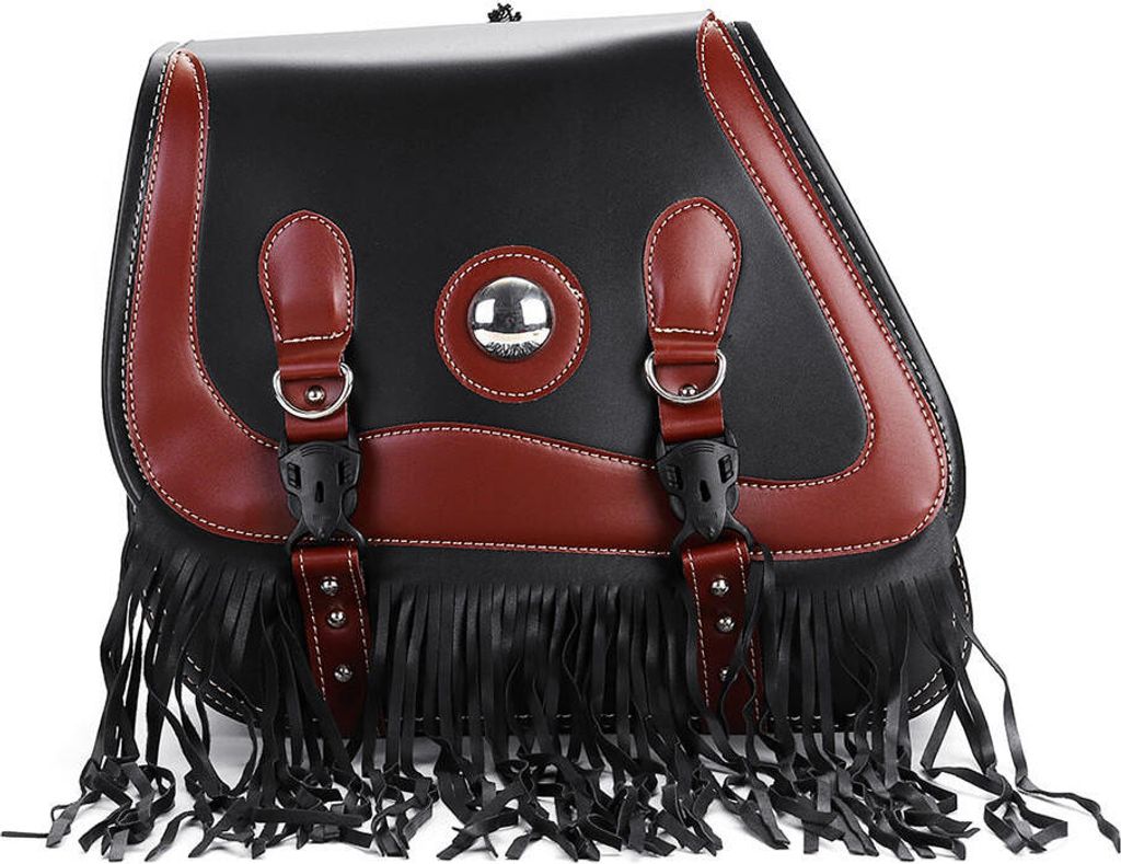 Universal wasserdicht Paar Kunstleder Motorrad Werkzeug Tasche Gepäck Satteltaschen