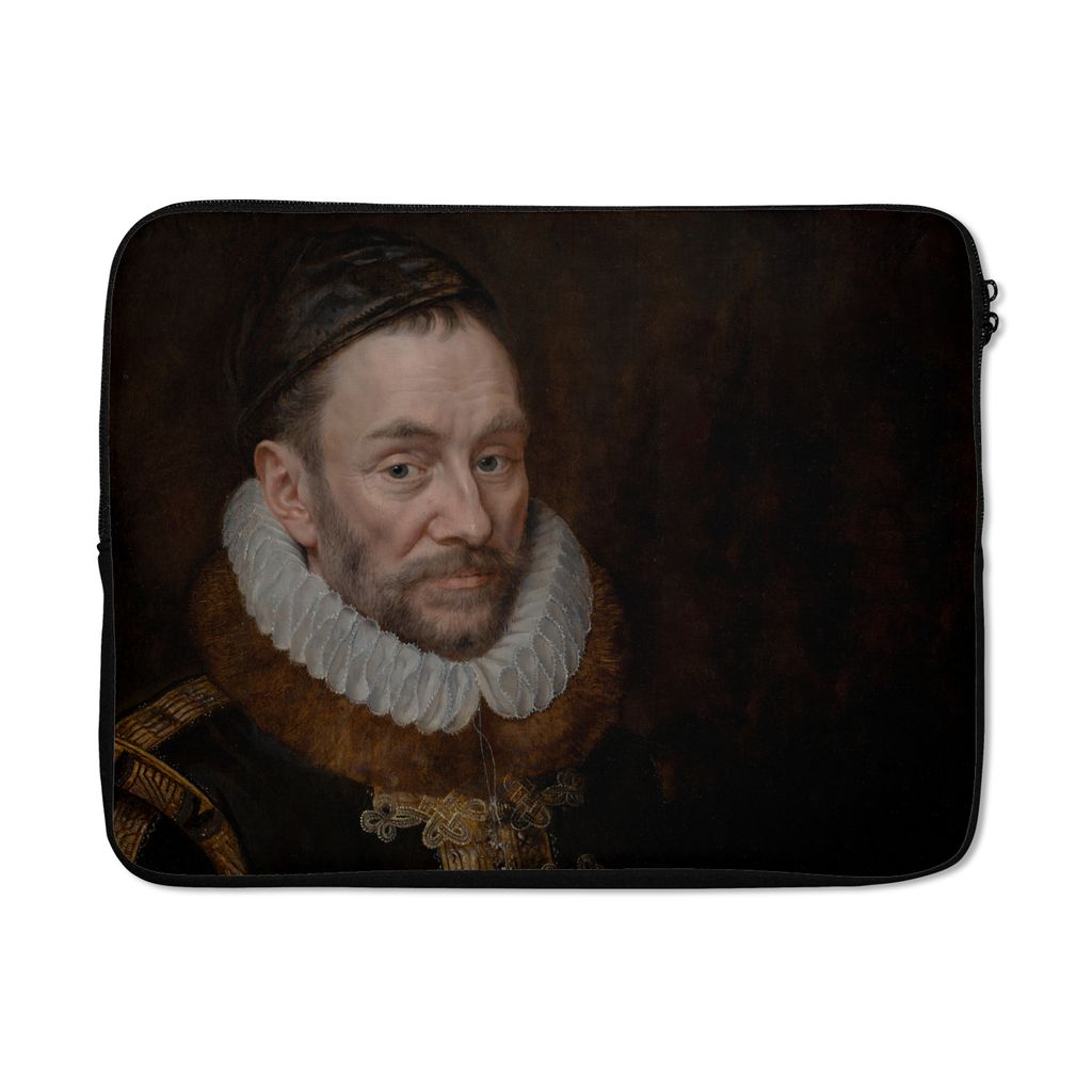 MuchoWow Laptop Hülle 17 Zoll Laptoptasche Wilhelm von Oranien - Gemälde - Alte Meister - Kunst - Zipper - Schutzabdeckung