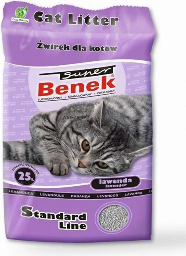 Offerta Super Benek Lavender 25L - La Lettiera che dura di più