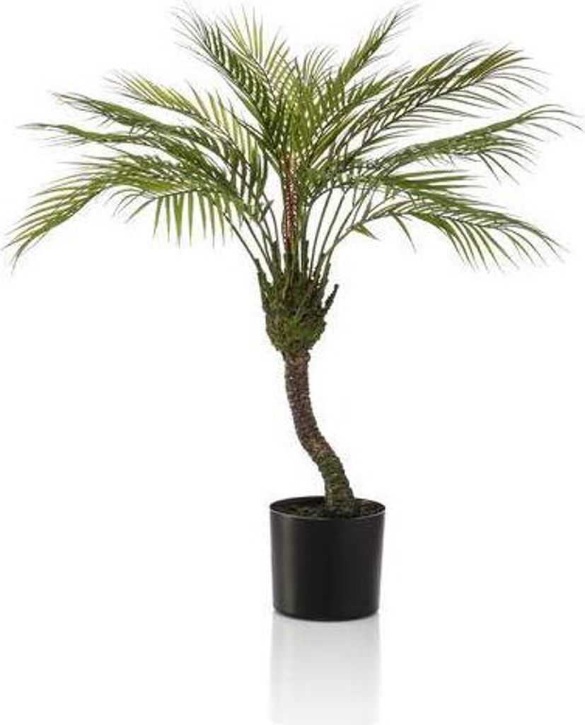 Kunstpflanze Chamaedorea Elegans Bergpalme 85cm künstliche Palme Dekopflanze