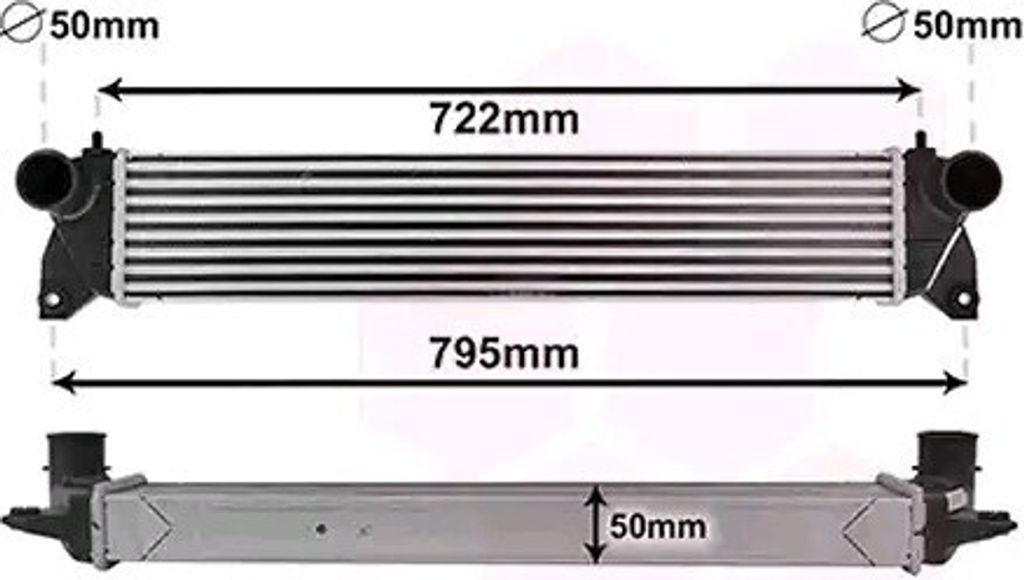 VAN WEZEL 52004701 - OE 1362079J50 Ladeluftkühler für Sedici