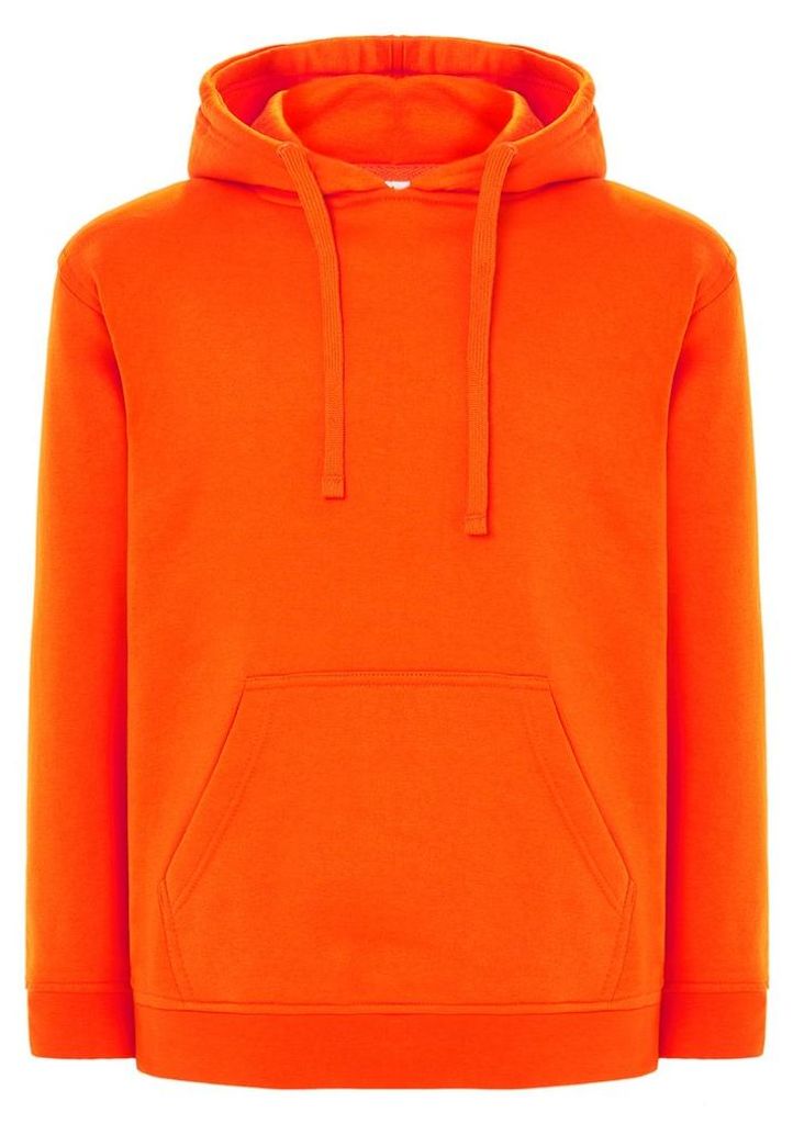 JHK - Kapuzenpullover für Herren, Kängurutasche LT4794 (L) (Orange)