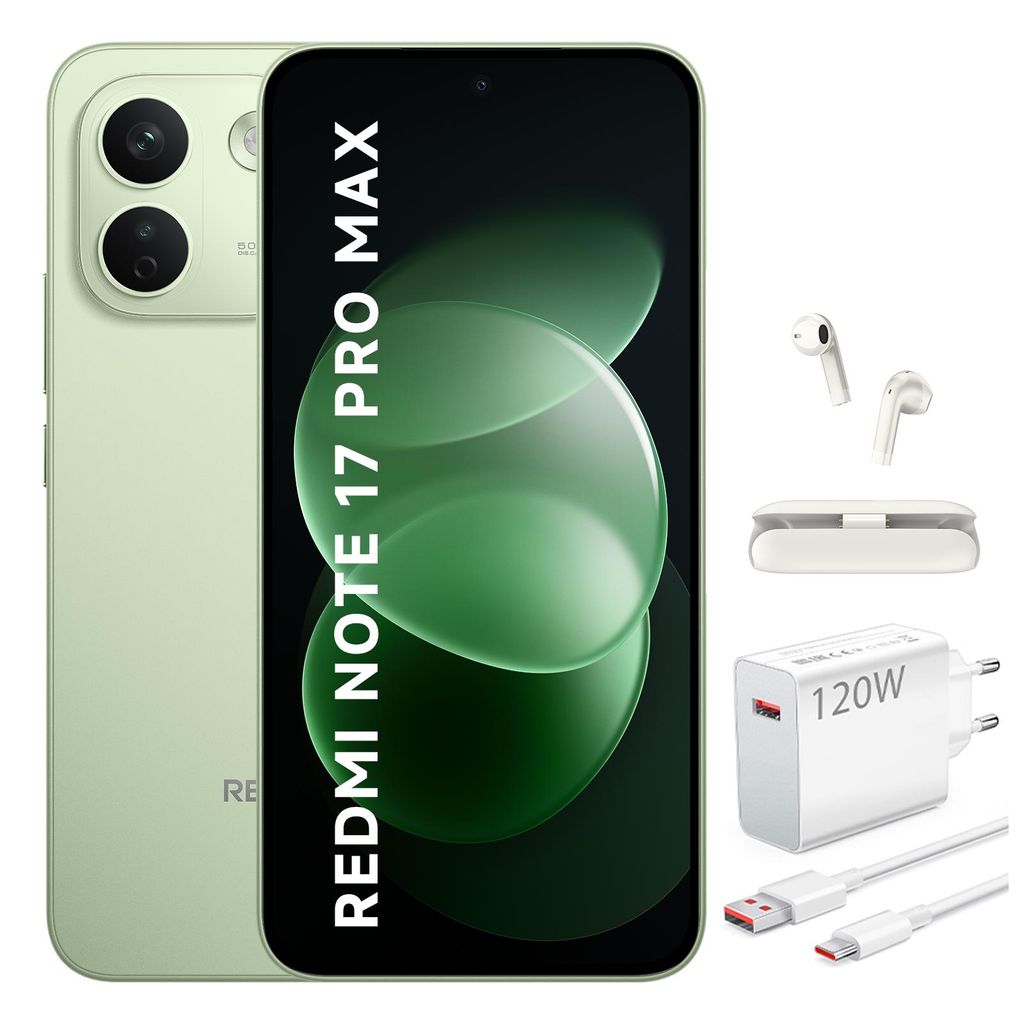 XAIOMI REDMI Note 17 Pro Max 5G 8GB 512GB Smartphone Grün Produktbild 