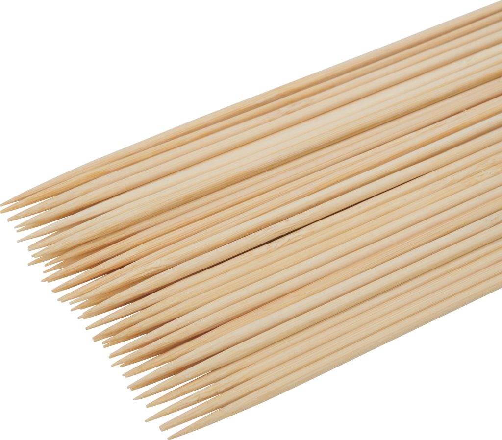 VBS XXL Bambusspieße 50 Stück 3 mm Durchmesser 20 cm Länge Grillspieße