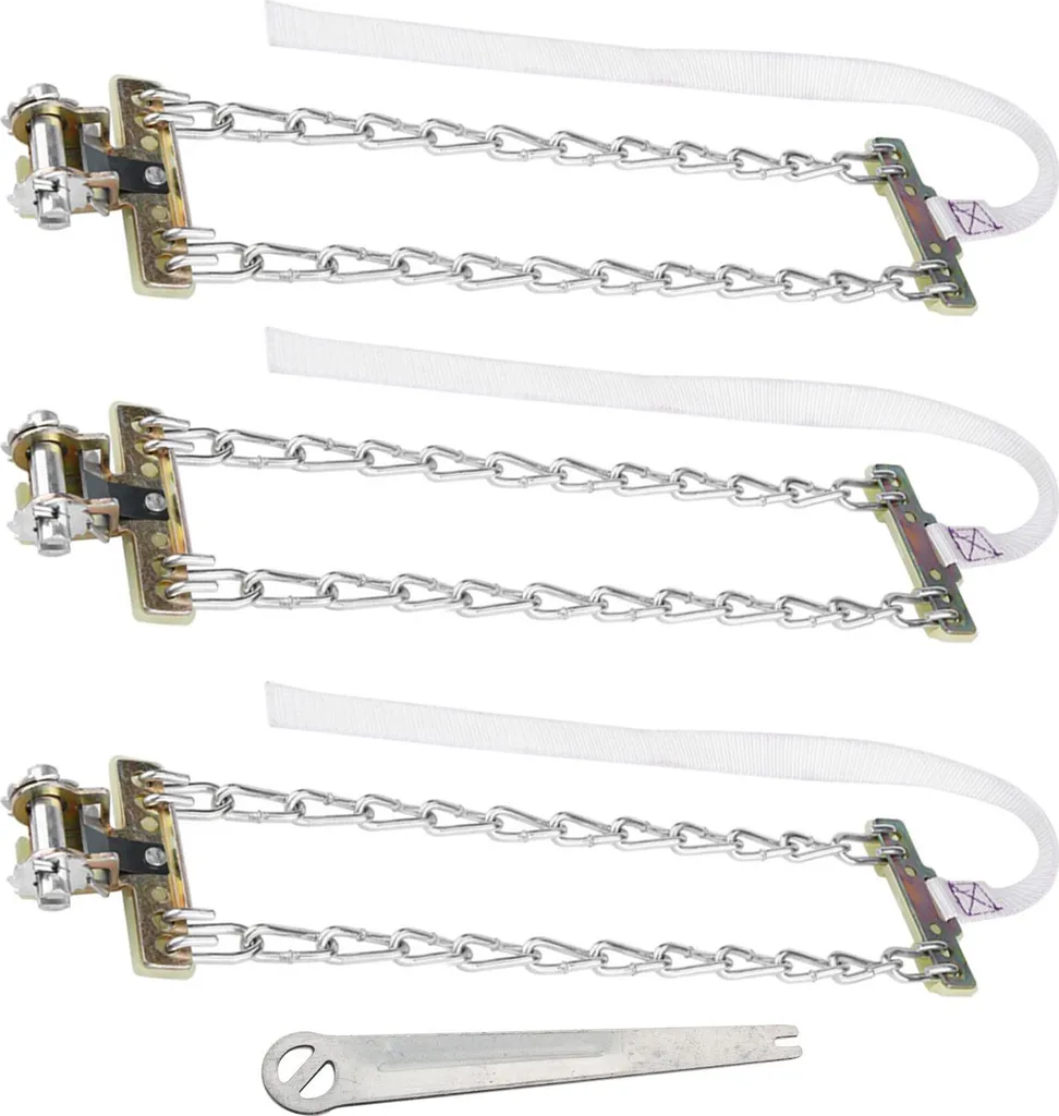 Chaîne de pneus anti-dérapante renforcée, ceinture de sécurité auto 3x - 2