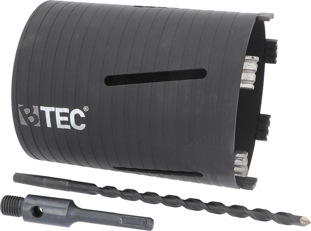 NEXT GENERATION Diamant Bohrkrone Beton Nutzlänge 180 mm 132 mm SDS-plus kurz 100 mm mit Zentrierbohrer