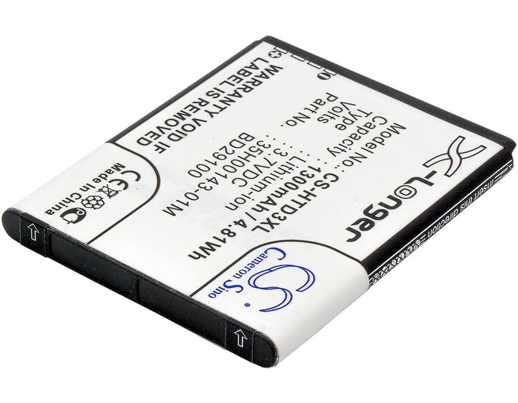 TECHTEK Akku Kompatibel mit [HTC] Explorer, HD3, HD7, HD7s, Produktbild 