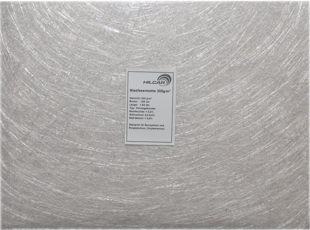 10 m² Glasfasermatte 300g/m² Textilglasmatte für Produktbild 