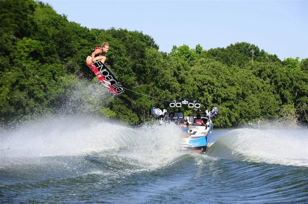 BRUNELLI Wood Flex Pro Cable Park Planche Wakeboard Grind-Base 145cm - 2