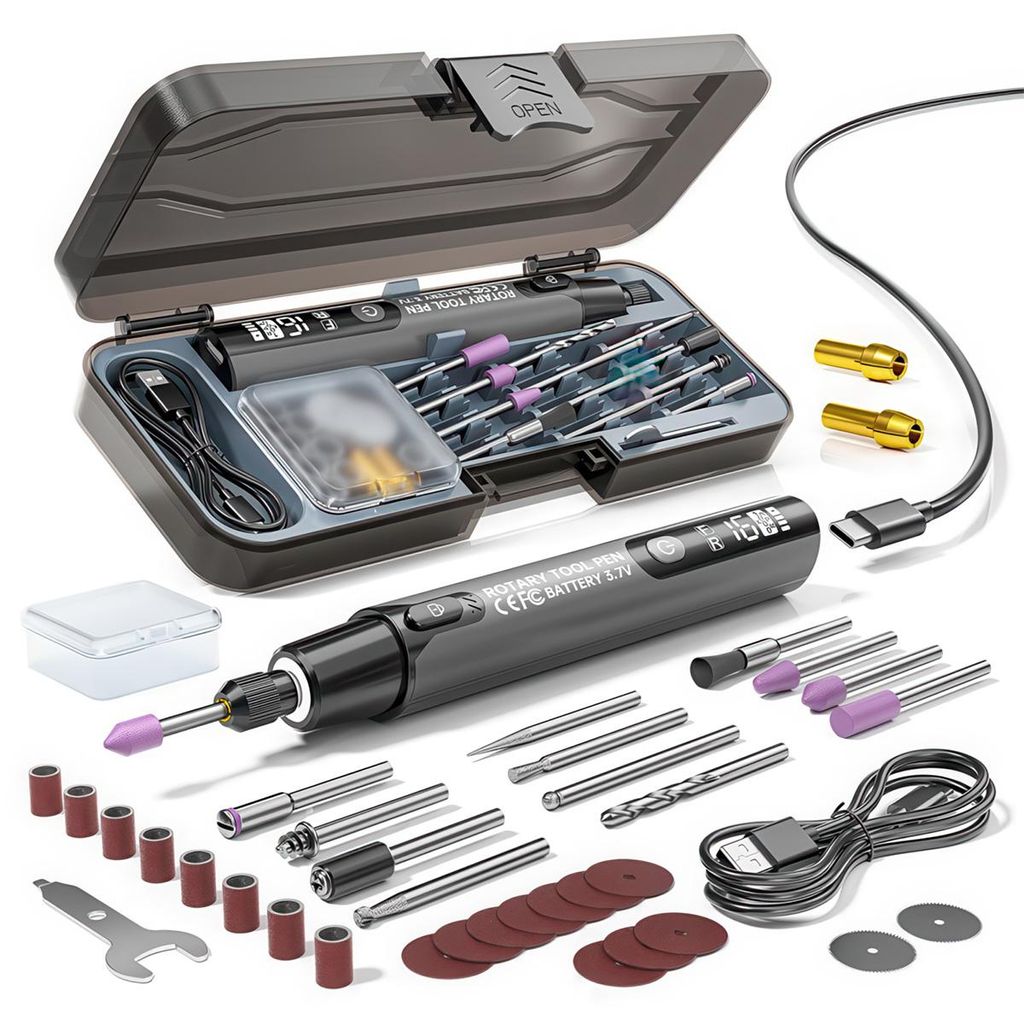 Elektrischer Gravierstift mit 6 Geschwindigkeiten Produktbild 