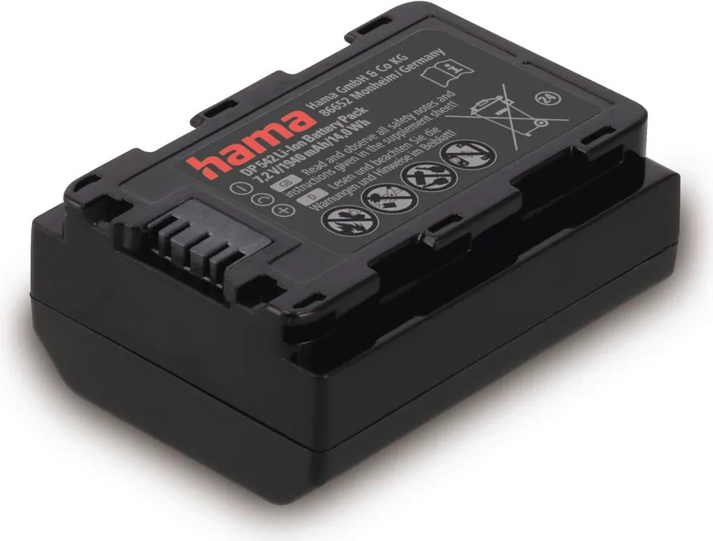 Batterie Hama DP 542 Lithium-Ion 2250mAh pour Sony NP-FZ100 Haute Capacité