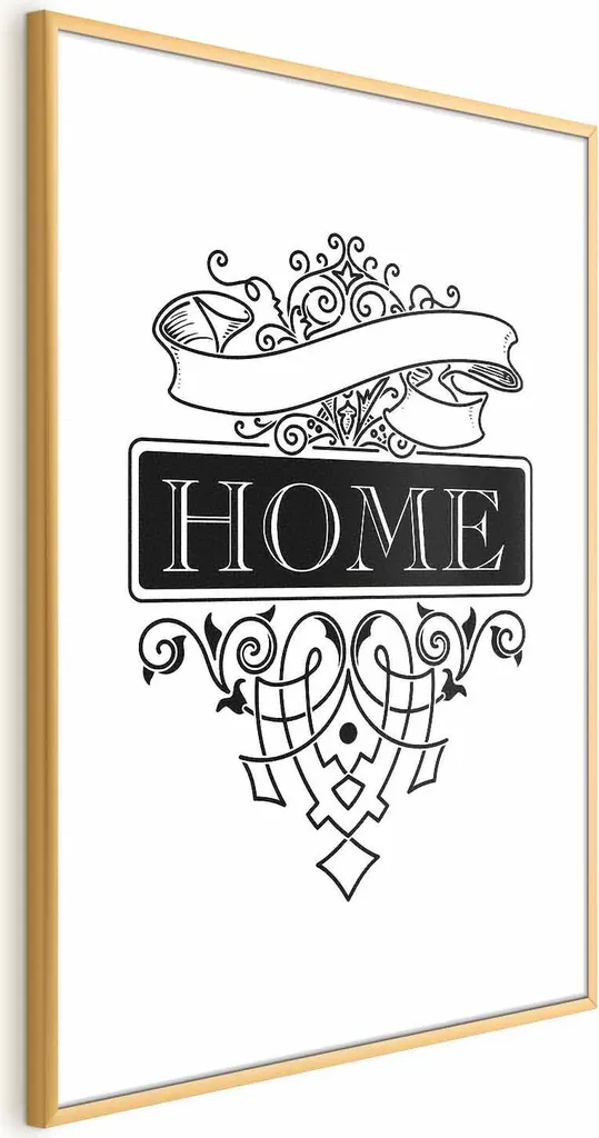 Offerta Poster 60x90 cm Cornice Dorata - Arredo Casa Alta Qualità