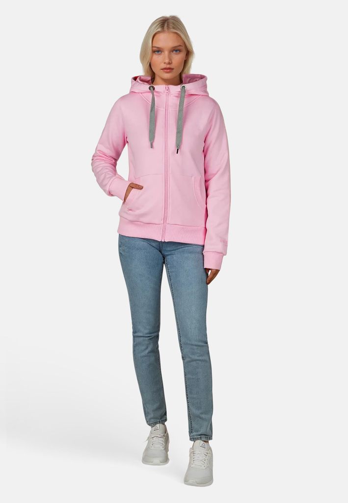 salzhaut Damen Sweatjacke SÖÖTE M Kuschelige Kapuzenjacke für Frauen aus weichem Baumwoll-Mix – Maritimer Zip-Hoodie mit dicken Kordeln – De...