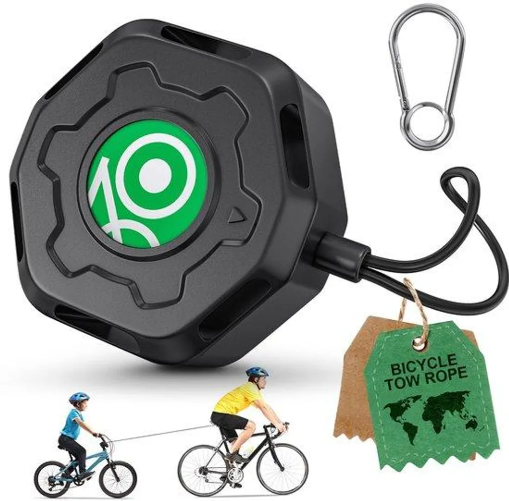 Remorquage vélo enfant pour côtes difficiles - Câble 2,6m prêt à poser