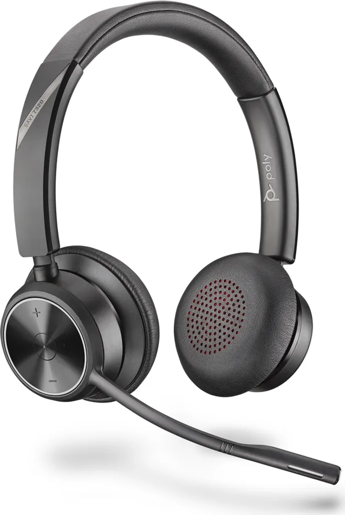 Casque Poly Savi 7320 DECT sans fil double oreille pour PC et fixe