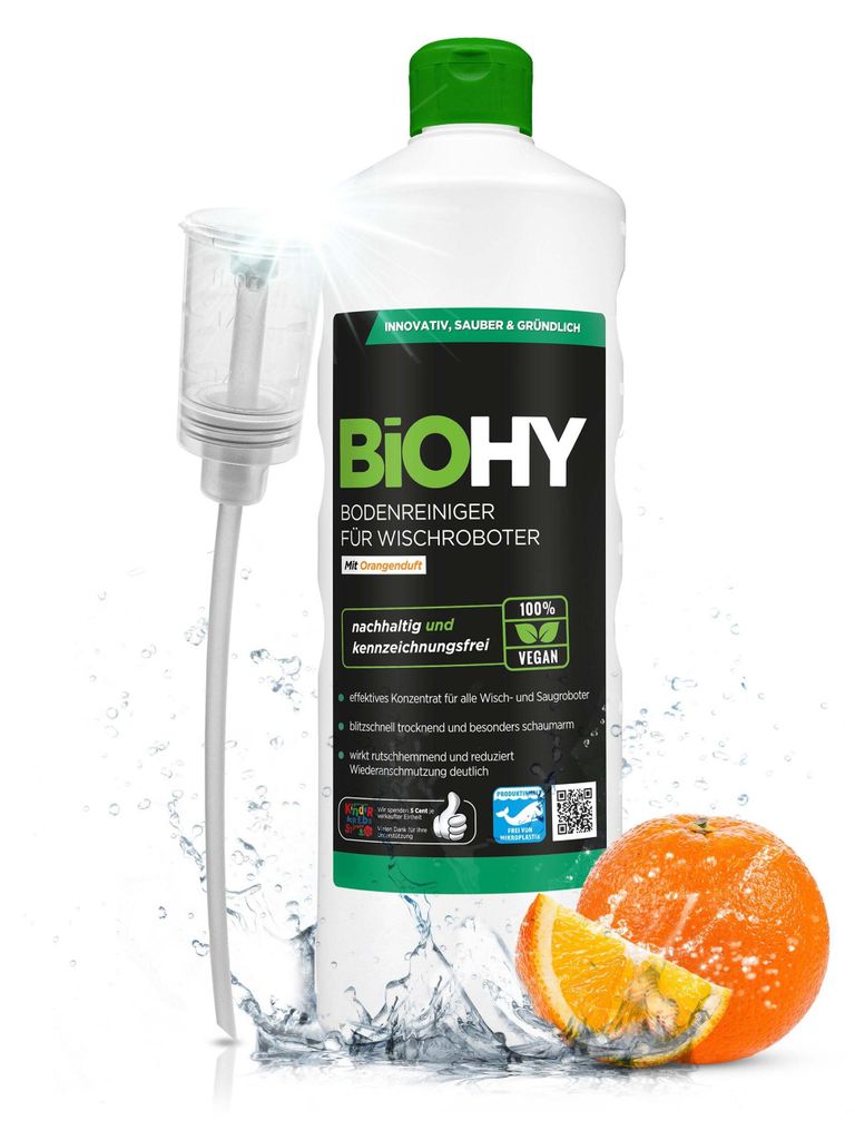 BiOHY Bodenreiniger für Wischroboter Station mit Produktbild 