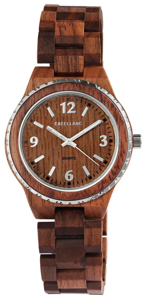 Excellanc Uni Armbanduhr  silberfarbig, Mineralglas Produktbild 