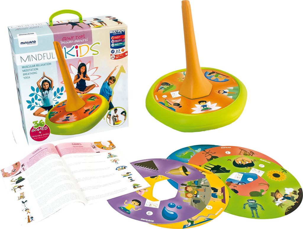 Miniland Kreisel dich fit - MindFul Kids: Bewegungs-Spiel