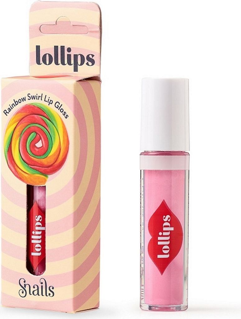 Snails - Lip Gloss - Lollips Rainbow Swirl Lipgloss für Kinder (3ml)