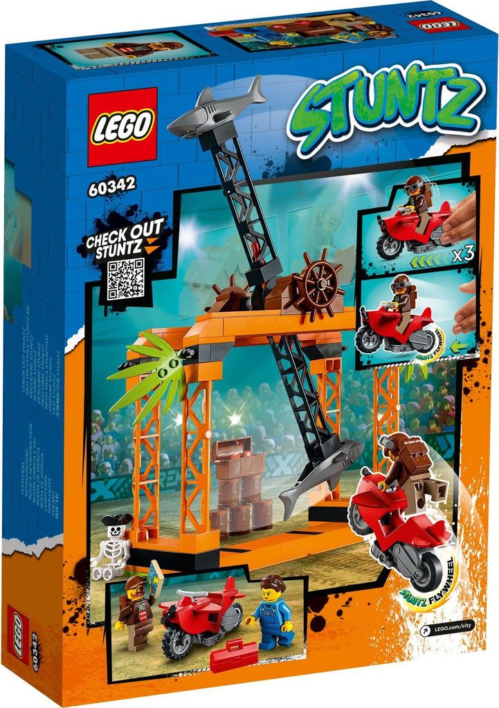 LEGO City Wyzwanie kaskaderskie: atak rekina, Zestaw do Zdjęcie produktu 