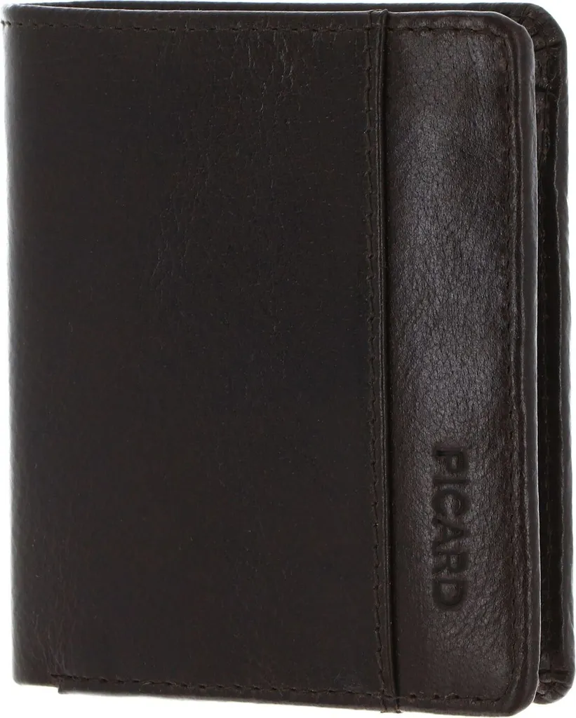 Portafoglio PICARD Buddy 1 in Pelle Marrone Scuro - Robusto per Viaggi