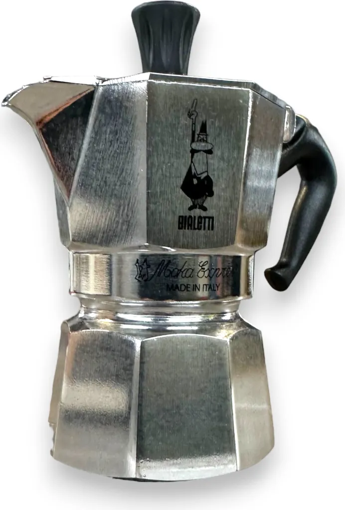 Cafetière Moka Bialetti Moka Express 1 Tasse en Aluminium et Nylon