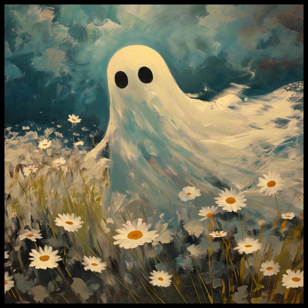 Poster 100x100cm Geist der ehemaligen Wiese