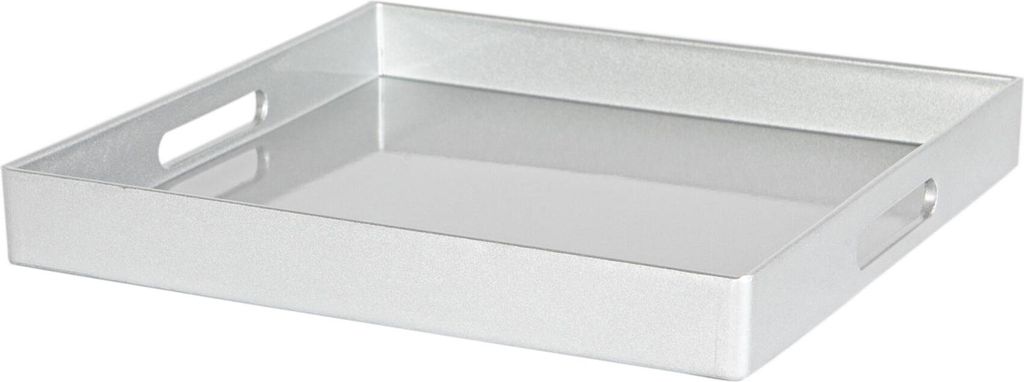 Argon Ta Platz Serviertabletts - Hochzeit Fine Dining Lebensmittel Getränke-Service Platter - 33cm - Silber - 3er Pack