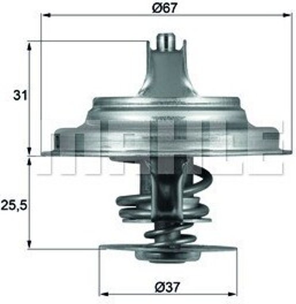 Behr Thermostat, Kühlmittel  Tx 25 87D Produktbild 