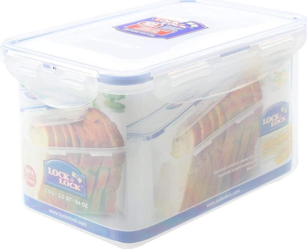 Neuerts Vorteilset: 2 x LocknLock Classic 1,90L 205 x 134 x 118 mm HPL818 und Geschenk + Spende
