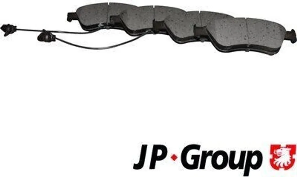 Plaquettes de frein avant JP GROUP 1163607710 pour A8 4E et Phaeton 3D