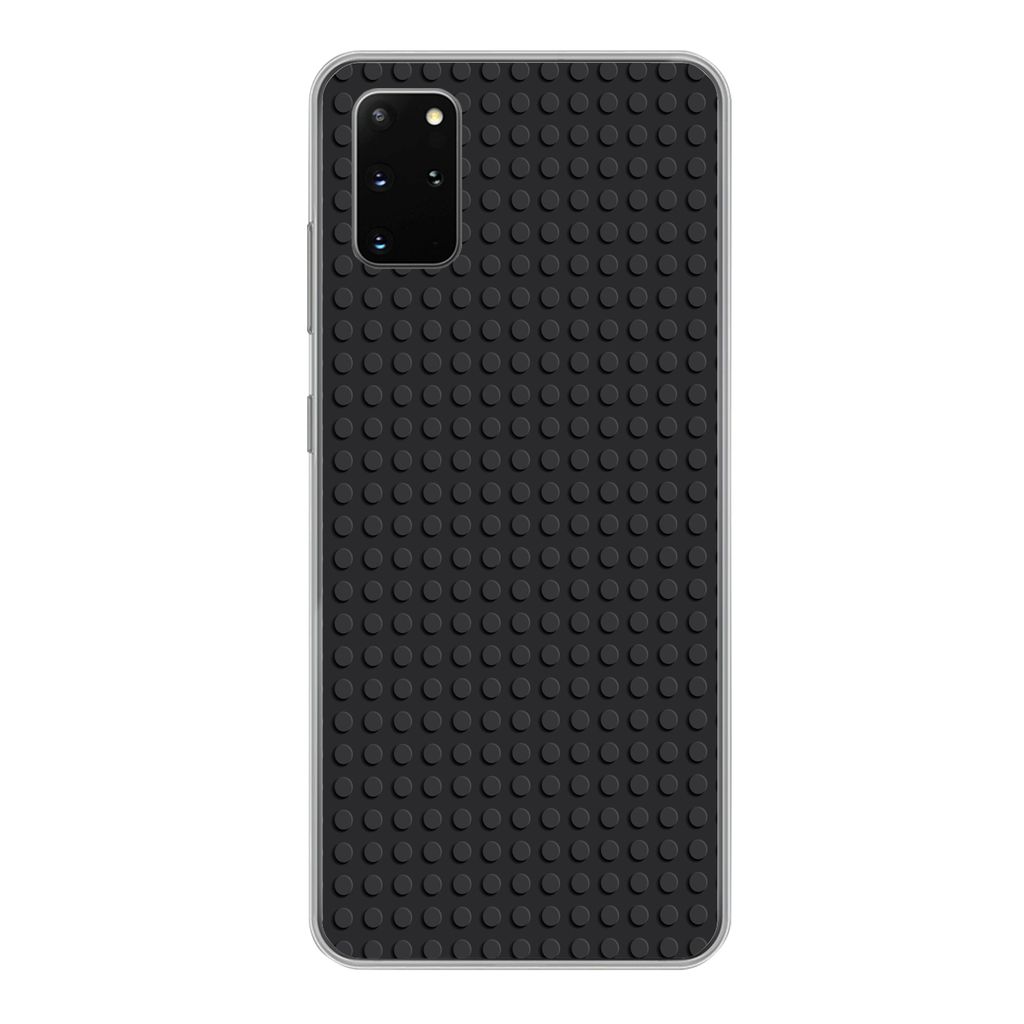 MuchoWow Handyhülle Schutzhülle Hülle für Samsung Galaxy S20 Plus Bild - Schwarz Silikon Softcase Handy Hülle - Hartschale