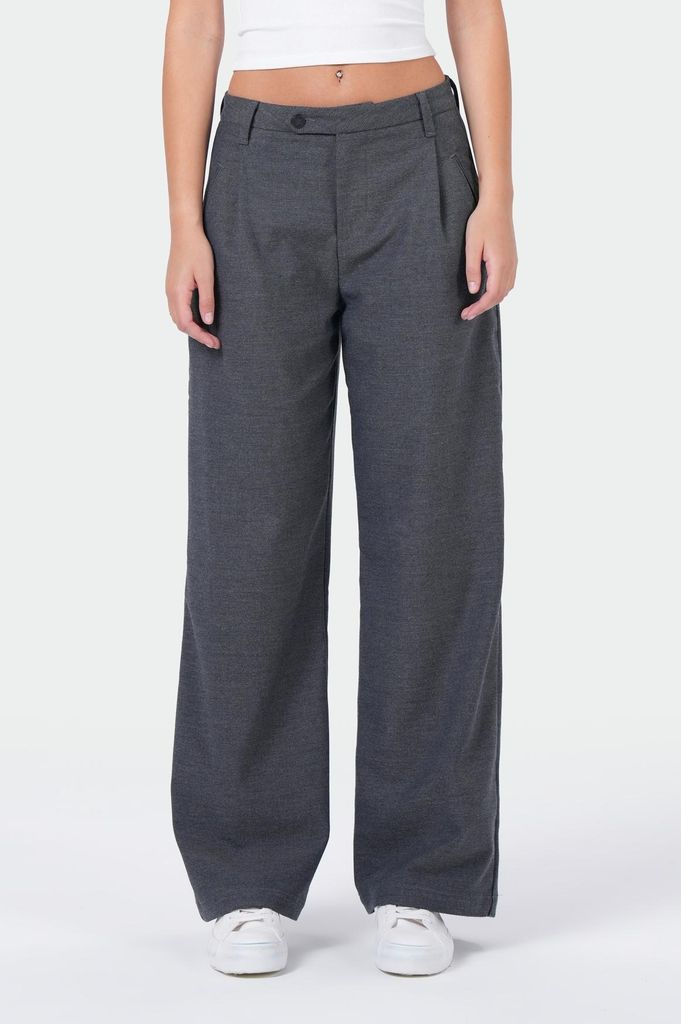 M.O.D Miracle of Denim Victoria Wideleg Jeans Damen Grey Melange