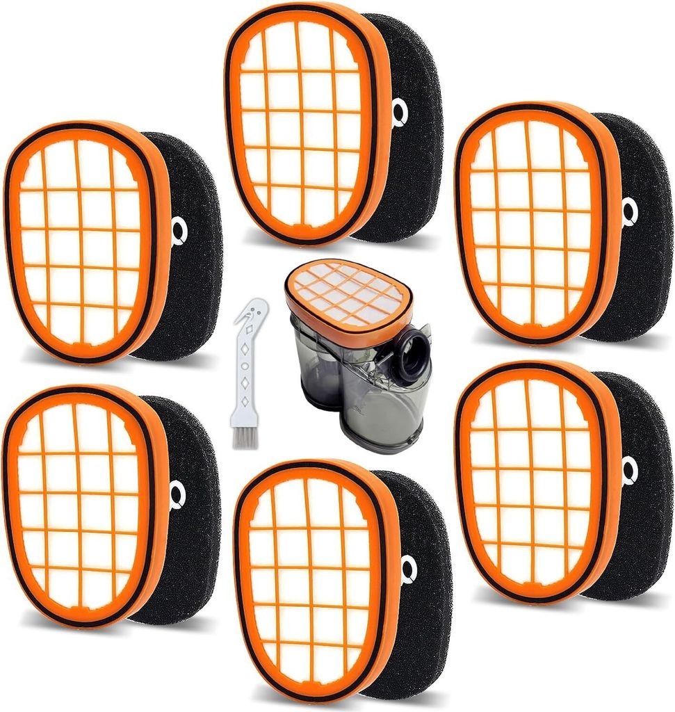 6er Pack Filter für Philips SpeedPro Max Akkustaubsauger, Produktbild