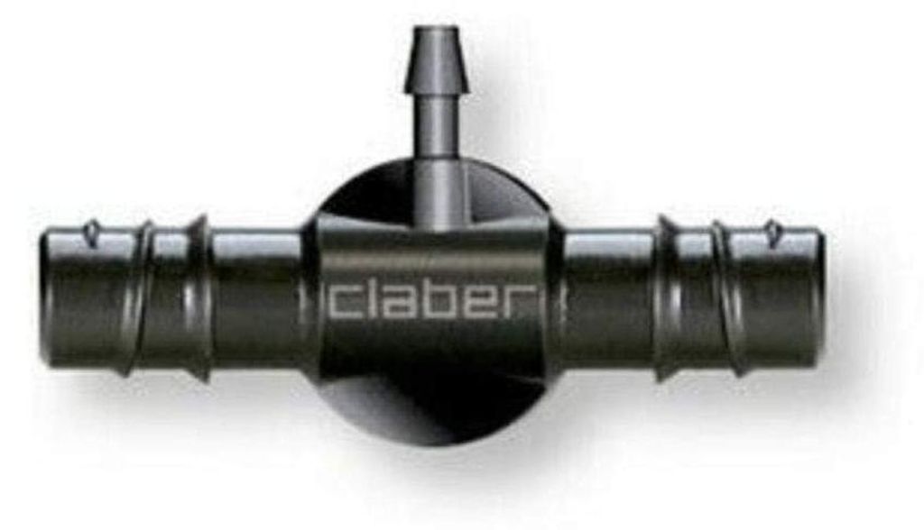 Claber Raccordo a Tre Vie 1/2" - 1/4" per Irrigazione a Immagine del prodotto 