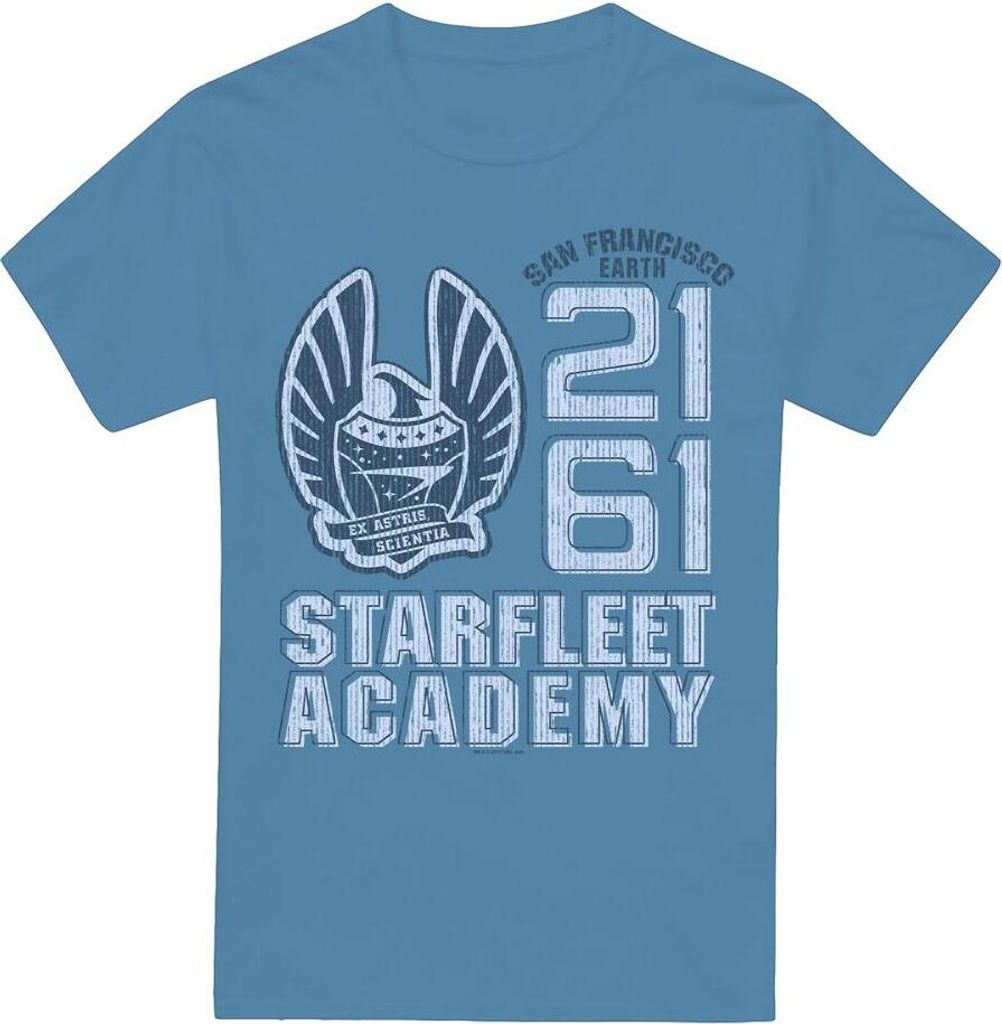 Star Trek - "2161" T-Shirt für Herren TV5945 (XL) (Carolina Blau)