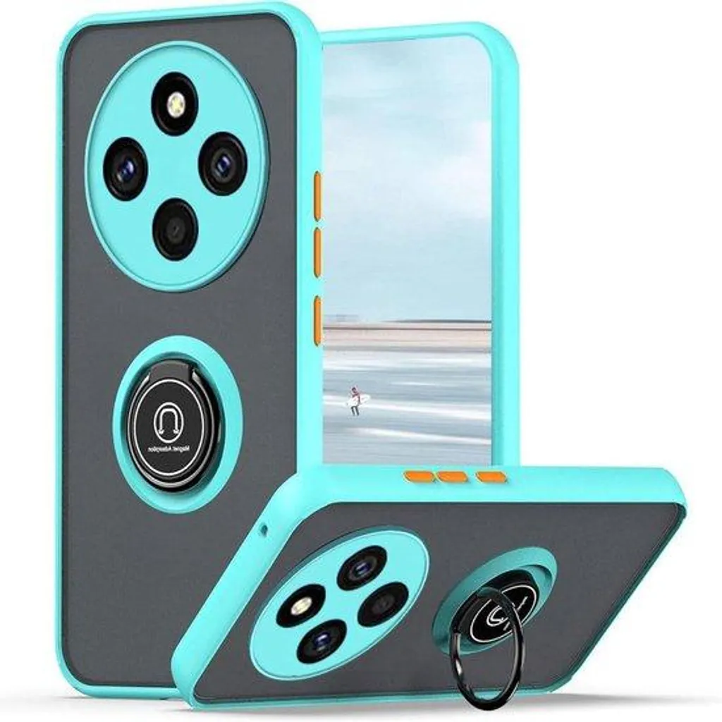 Film écran anti-casse bleu pour smartphone compatible support magnétique