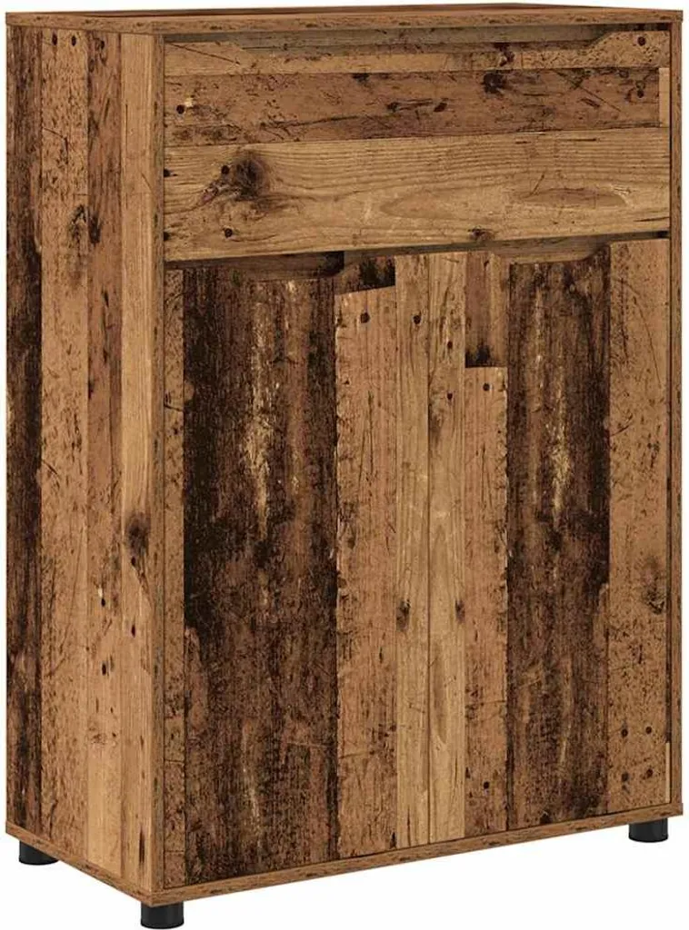 vidaXL Armadio Bagno Legno Recuperato 72,5x36,5x100cm - Mobile Vintage