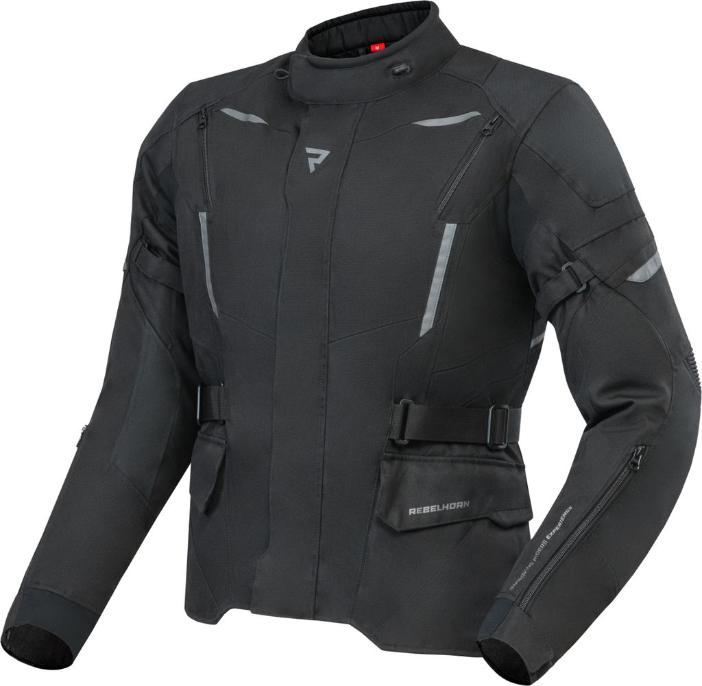 REBELHORN Scout Motorradjacke Textil Herren Schwarz M