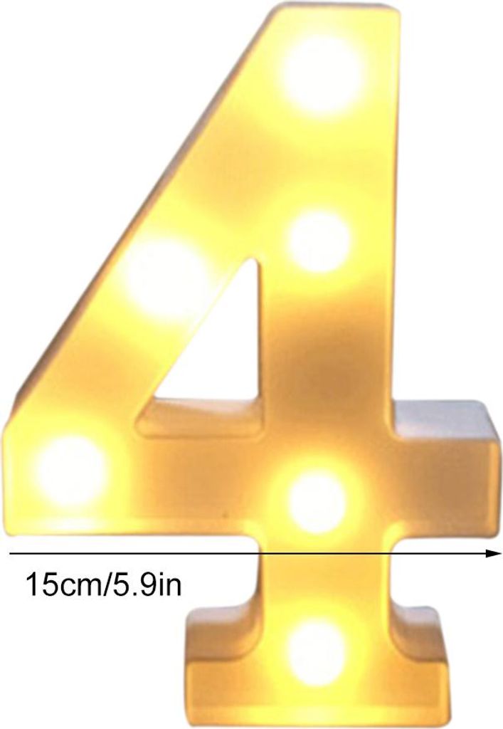 LED 26 Alphabet Buchstaben Anzahl Lichter kaufmännisches Und-Symbol Liebe Herz leuchten Zeichen Lampe für Hochzeit Home Party Urlaub Bar Dekoration