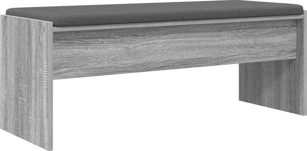 Panca da Ingresso Grigio Sonoma 103x38x40 cm con Cuscino | Acquista Ora