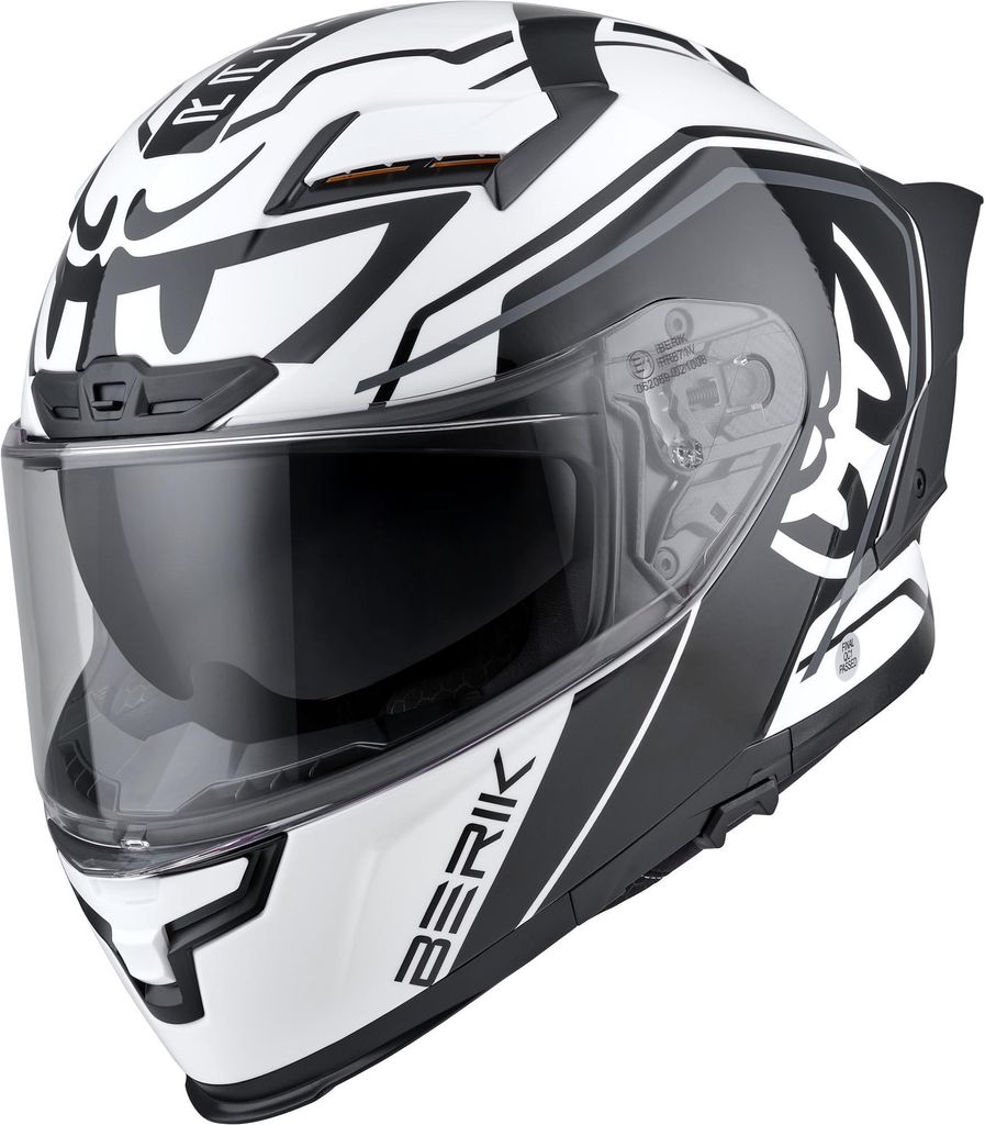 Berik FF871 Mapuro, casco, blanco//gris, talla S Imagen del producto 