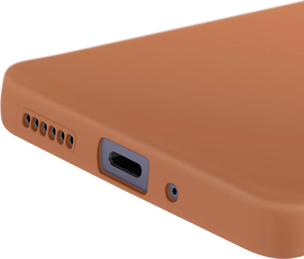 Custodia Avizar Silicone Marrone Redmi Note 14 Pro/Pro+ Protetta - 5