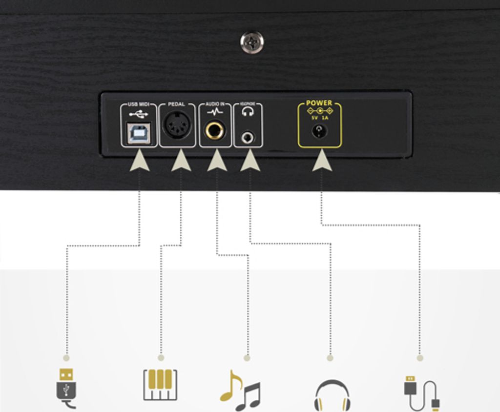 FCH elektrické piano Digitální elektrické piano s 88 Obrázek produktu 6
