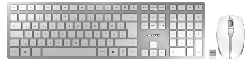 Cherry JD-9100DE-1 DW 9100 Slim weiß-silber Immagine del prodotto 