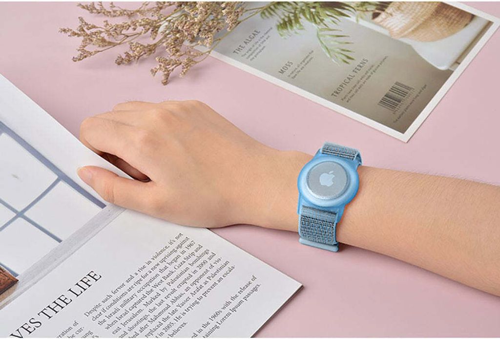 Tech-Protect Nylon Pre Kids Apple Airtag Modrá Obrázok produktu 5